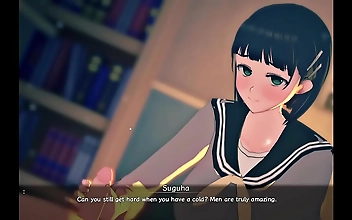 网站 动态图 Seductive Anime Star Makinami Mari Steamy Fantasy Night