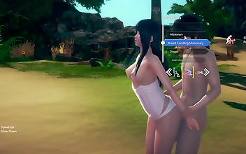 中国 Adorable Teen Takes Two Big Cocks Simultaneously