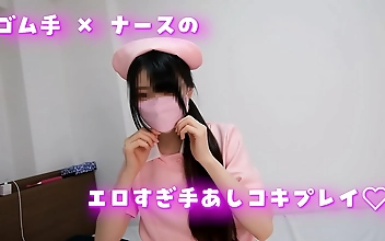 护士 Sizzling Hot Japanese Bombshell Rides Cock Hard Until