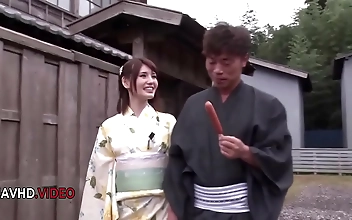 Japanese Schoolgirl Surrenders to Rough Passion with Big